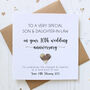 Personalised 10th Anniversary Card For Husband Or Wife, thumbnail 7 of 9