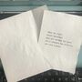 Personalised Custom Typewriter Greetings Card, thumbnail 1 of 4