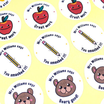 Personalised Teacher Stickers, 5 of 6