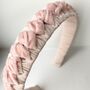 Lucy Velvet Headband Two Toned Pink, thumbnail 5 of 11