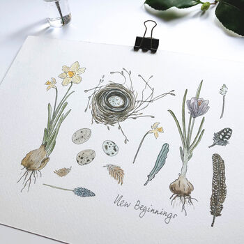 ‘New Beginnings’ Spring Bulb Giclée Art Print, 3 of 3