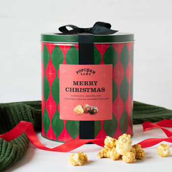 Merry Christmas Popcorn Gift Tin, 2 of 4