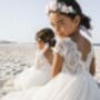 Blossom In Ivory White ~ Flower Girl Or Party Girl Dress, thumbnail 2 of 8