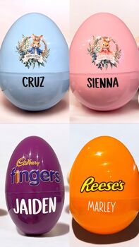 Personalised Fillable Plastic Easter Eggs Jumbo/Xl, 6 of 7
