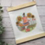 Sunflower Girl Embroidery Pattern, thumbnail 6 of 7