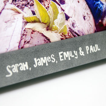 Personalised Stone Effect Family Photo Frame, 3 of 4