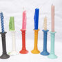 Bright, Vintage Style Candlestick Holder, thumbnail 8 of 8