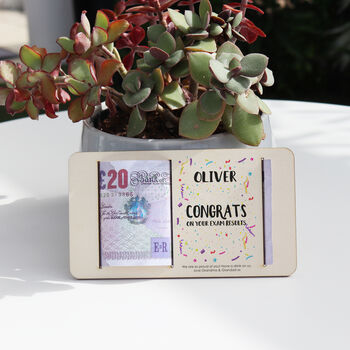 Personalised Money Gift Holder, 7 of 11