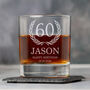 Personalised Birthday Crest Glass Tumbler, thumbnail 7 of 8