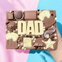 Medium Dad Chocolate Slab Choice Of Toppings, thumbnail 5 of 6