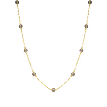 Zultanite Beads Sterling Silver Satellite Necklace, 5 of 5