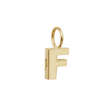 Yellow Gold Initial Pendant, 6 of 12