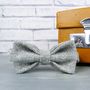 Yorkshire Twill Wool Tweed Bow Tie, thumbnail 3 of 5
