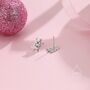 Sterling Silver Tiny Quokka Stud Earrings, thumbnail 4 of 11