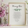 Personalised Poem For Mummy Mother's Day Gift, thumbnail 1 of 6