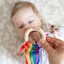 Personalised Sensory Rainbow Ribbon Ring Toy, thumbnail 2 of 5