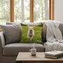Personalised Custom Pet Photo Cushion In Soft Chenille, thumbnail 7 of 12