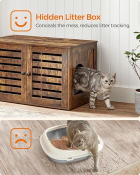 Cat Litter Box Enclosure Side Table, 5 of 10
