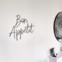 'Bon Appetit' Kitchen Wire Wall Words, thumbnail 2 of 5