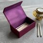 Ultimate Companion Refillable Matchbox With Golden Bee Motif, thumbnail 8 of 12