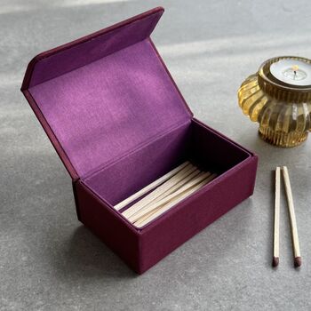 Ultimate Companion Refillable Matchbox With Golden Bee Motif, 8 of 12