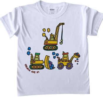 Colour In Childrens Dinosaur T Shirt, 4 of 9