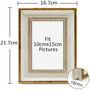 Antique Picture Frame Desk Wall Home Décor, thumbnail 3 of 12