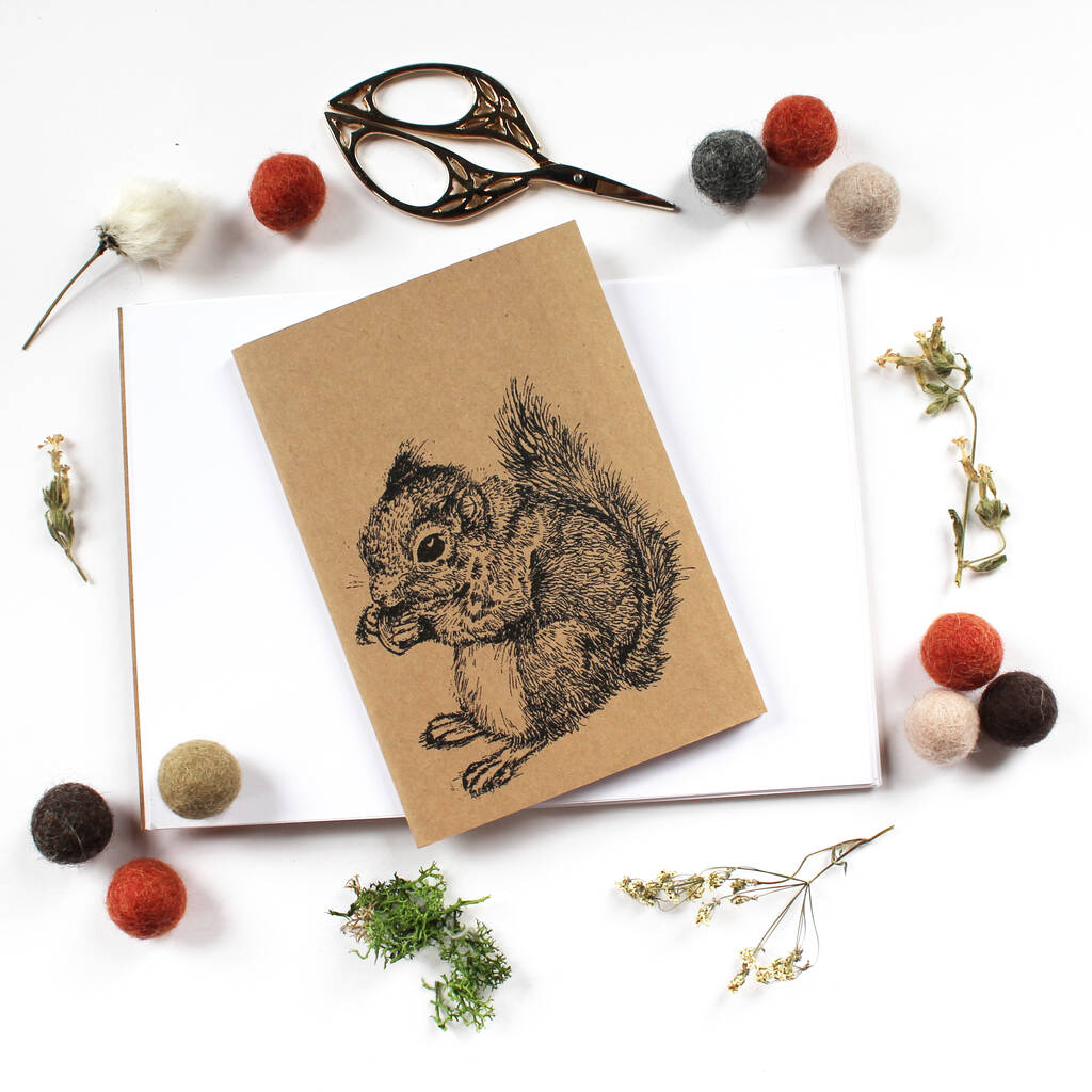 Squirrel A6 Pocket Notebook, 1 of 4