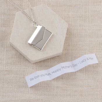 Personalised Plain Secret Message Locket For Her, 4 of 4