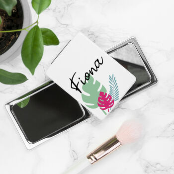Personalised Tropical Compact Mirror, 12 of 12