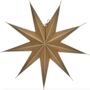 Handmade Natural Nine Point Paper Star, thumbnail 3 of 3