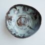 Handmade Blue Green Gold Mini Ceramic Ring Dish, thumbnail 6 of 8