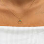 Hoop And Turquoise Necklace, thumbnail 1 of 3