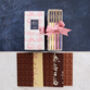 Chocolate Library In A Pink Floral Gift Box, thumbnail 1 of 9