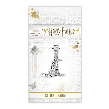 Harry Potter Sorting Hat Slider Charm Silver, 2 of 2