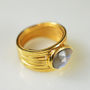 Lucia Ring Labradorite And Gold, thumbnail 2 of 3