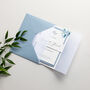 Blue Eucalyptus Wedding Invitation Suite, thumbnail 1 of 7