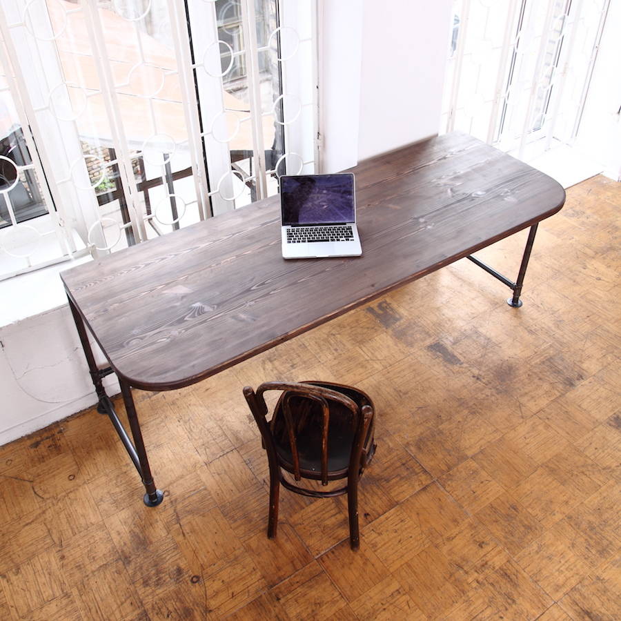 industrial style office desk by cosywood | notonthehighstreet.com