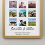 Personalised Oak 12 Photo Frame Gift, thumbnail 6 of 6
