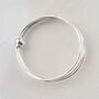 Sterling Silver Statement Bangle, thumbnail 4 of 8