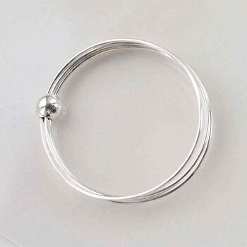 Sterling Silver Statement Bangle, 4 of 8