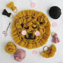 Lion Head Chunky Knit Wall Hanging, thumbnail 3 of 4