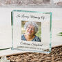 In Loving Memory Photo Glass Keepsake, thumbnail 2 of 2