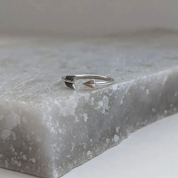 Sterling Silver Arrow Toe Ring, 8 of 11