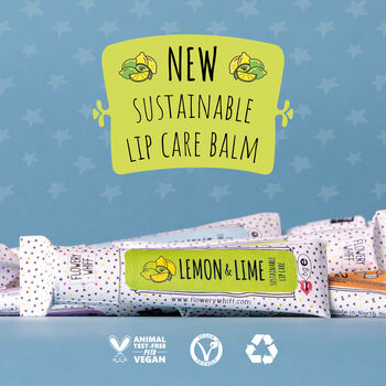 Sustainable Lip Care Balm Lemon And Lime, 4 of 5