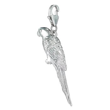 Parrot Sterling Silver Jewellery Charm, 5 of 11