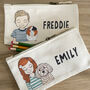 Personalised Back To School Pencil Case With Pet On, thumbnail 1 of 12