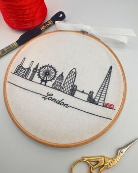 London Skyline Beginners Embroidery Kit, 3 of 11
