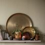 Antique Brass Candle Display Tray Two Sizes, thumbnail 3 of 3