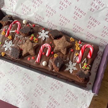 Vegan Christmas Sharing Brownie, 9 of 9